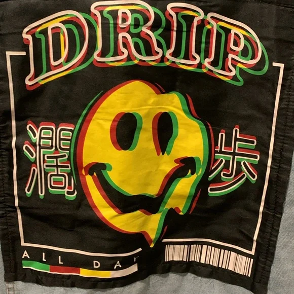 Brooklyn Cloth Mfg Co XL  NWT Drip Denim Jacket - Picture 10 of 10